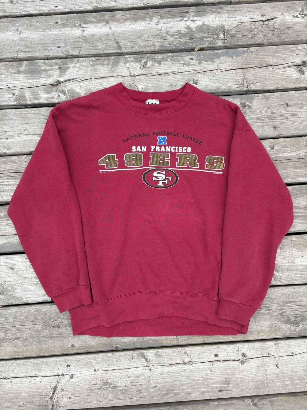 Vintage lee sport NFL 49ers faded crewneck sweatshirt